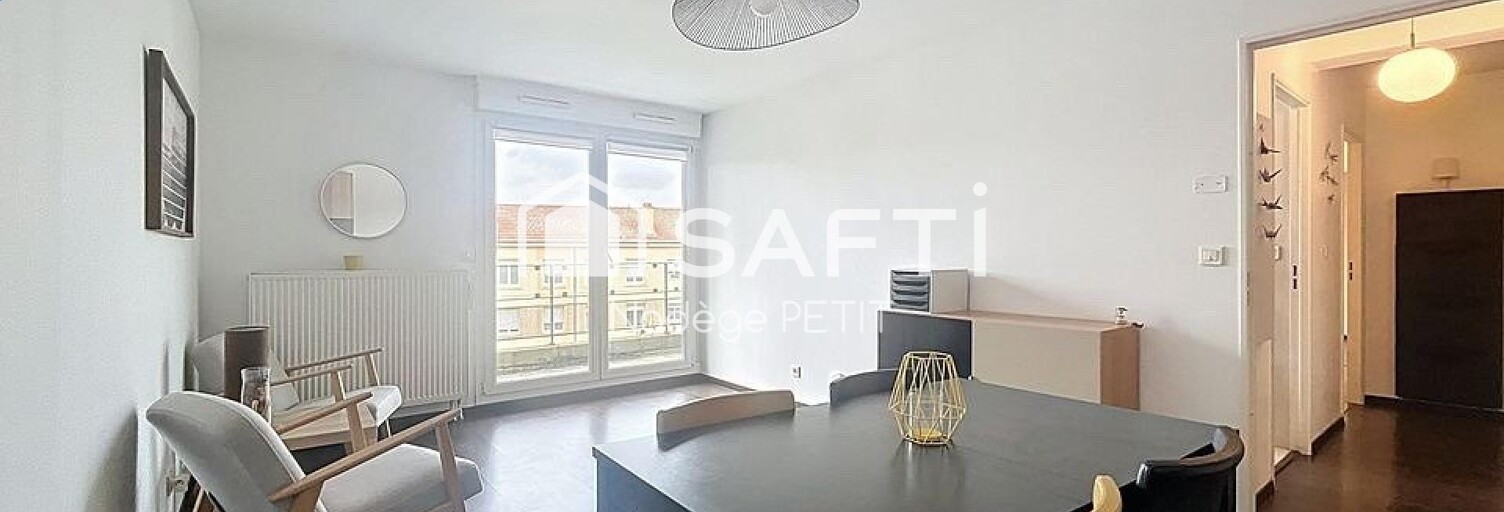 Appartement 3 Pièces 64 m² à vendre à Moulins-lès-Metz (57160)
