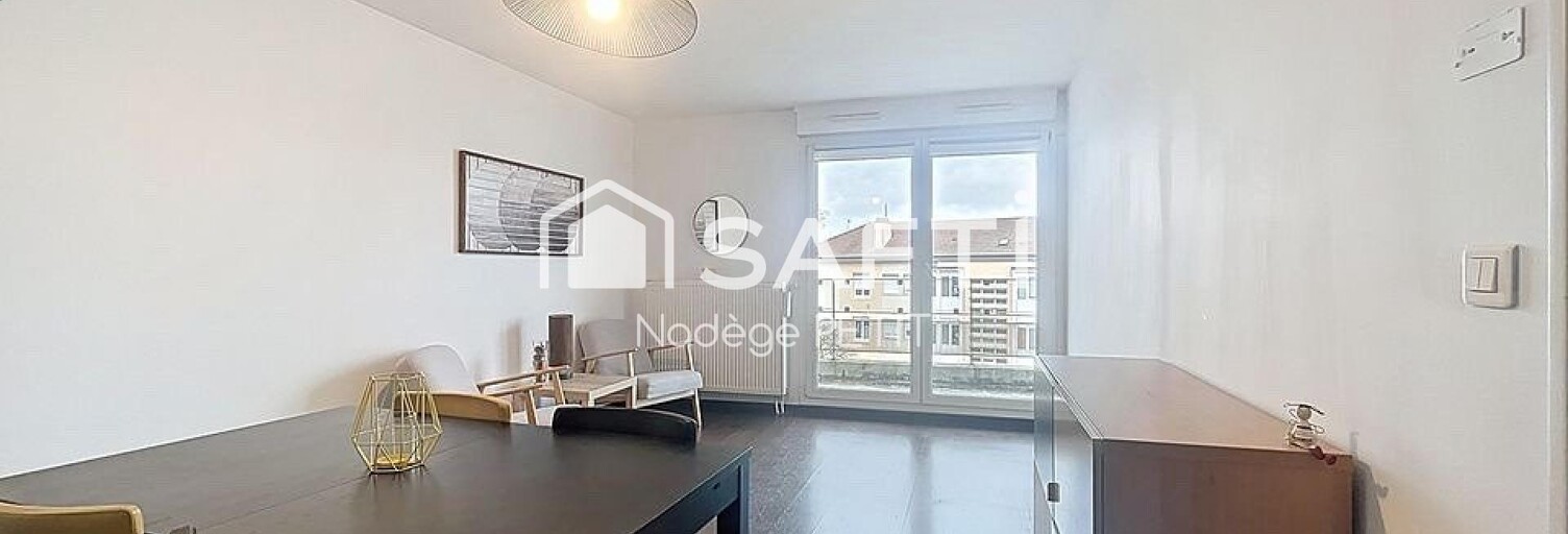 Appartement 3 Pièces 64 m² à vendre à Moulins-lès-Metz (57160)
