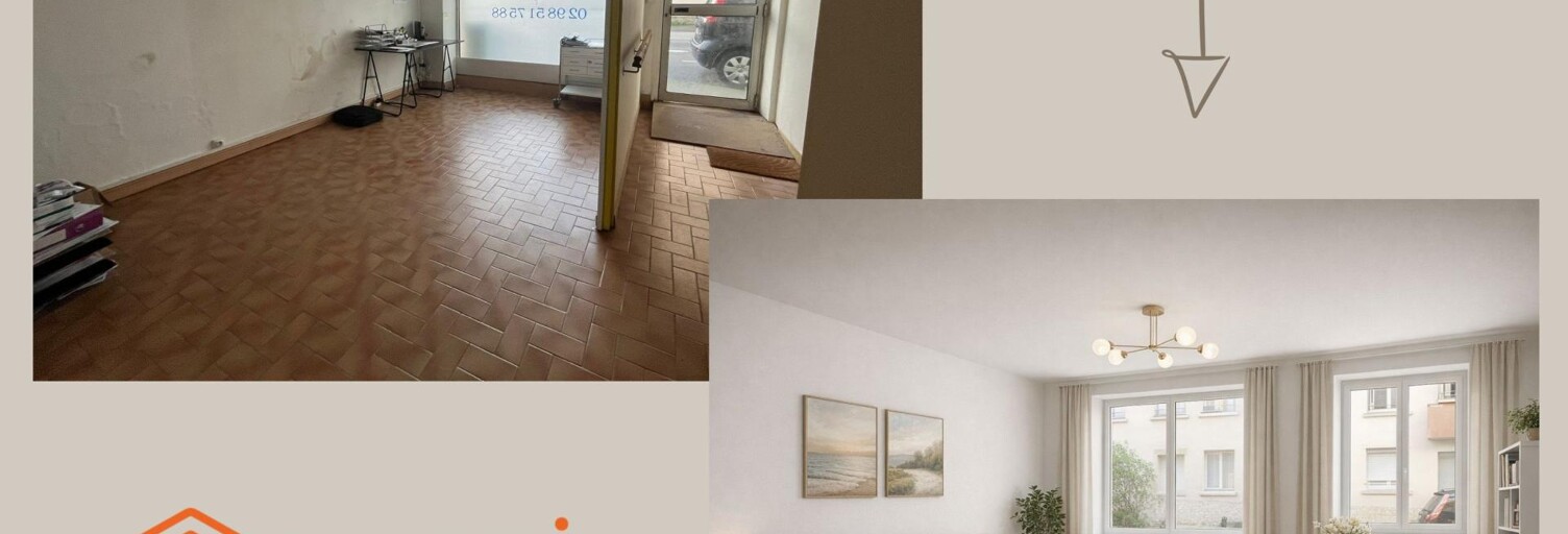 Bureau 1 Pièce 28 m² à vendre à Quimper (29000)