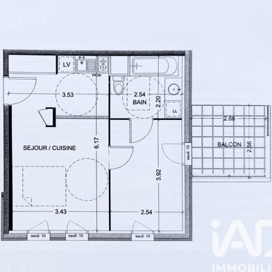 Appartement 2 pièces 170000 €
