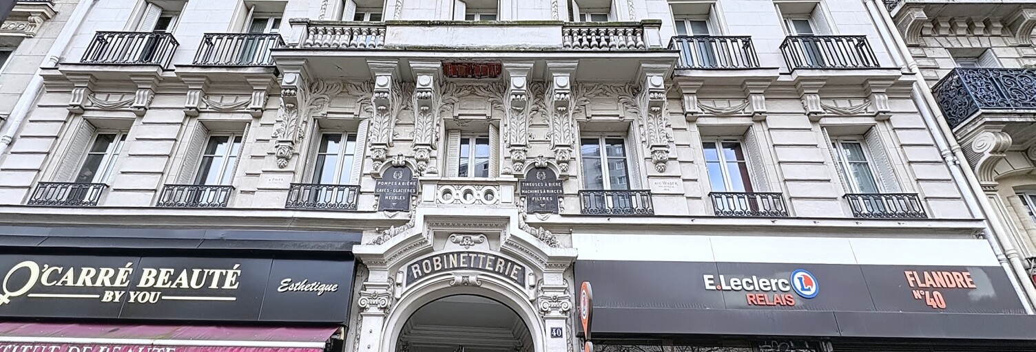 Appartement 1 Pièce 19 m² à vendre à Paris 19 (75019)