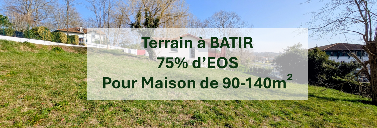 Terrain  814 m² à vendre à Saint-Pierre-d'Irube (64990)