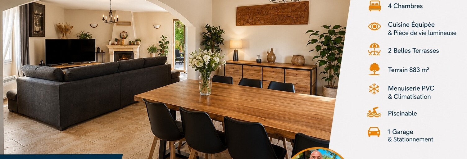 Maison 5 Pièces 140 m² à vendre à Bellegarde (30127)