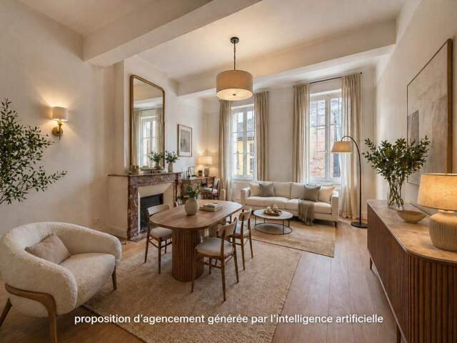 AIX CENTRE – Type 4 de 96m² à deux pas de la rue d’Italie — photo du bien