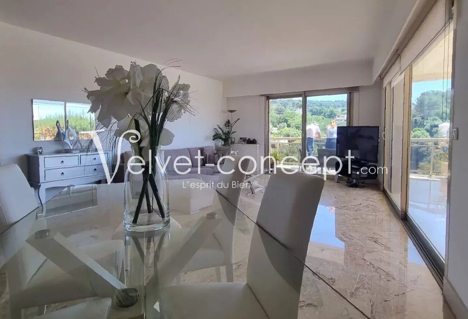 Le Cannet spacieux 3 pièces avec piscine terrasse vue mer — photo 1