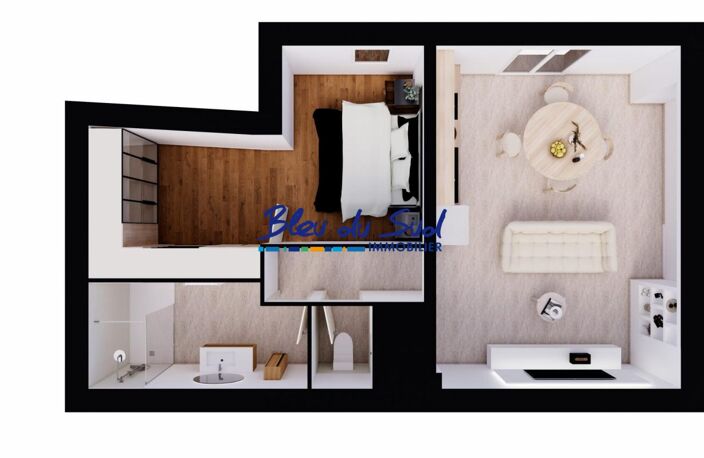 Appartement T2 avec jardin et place de parking — photo 2
