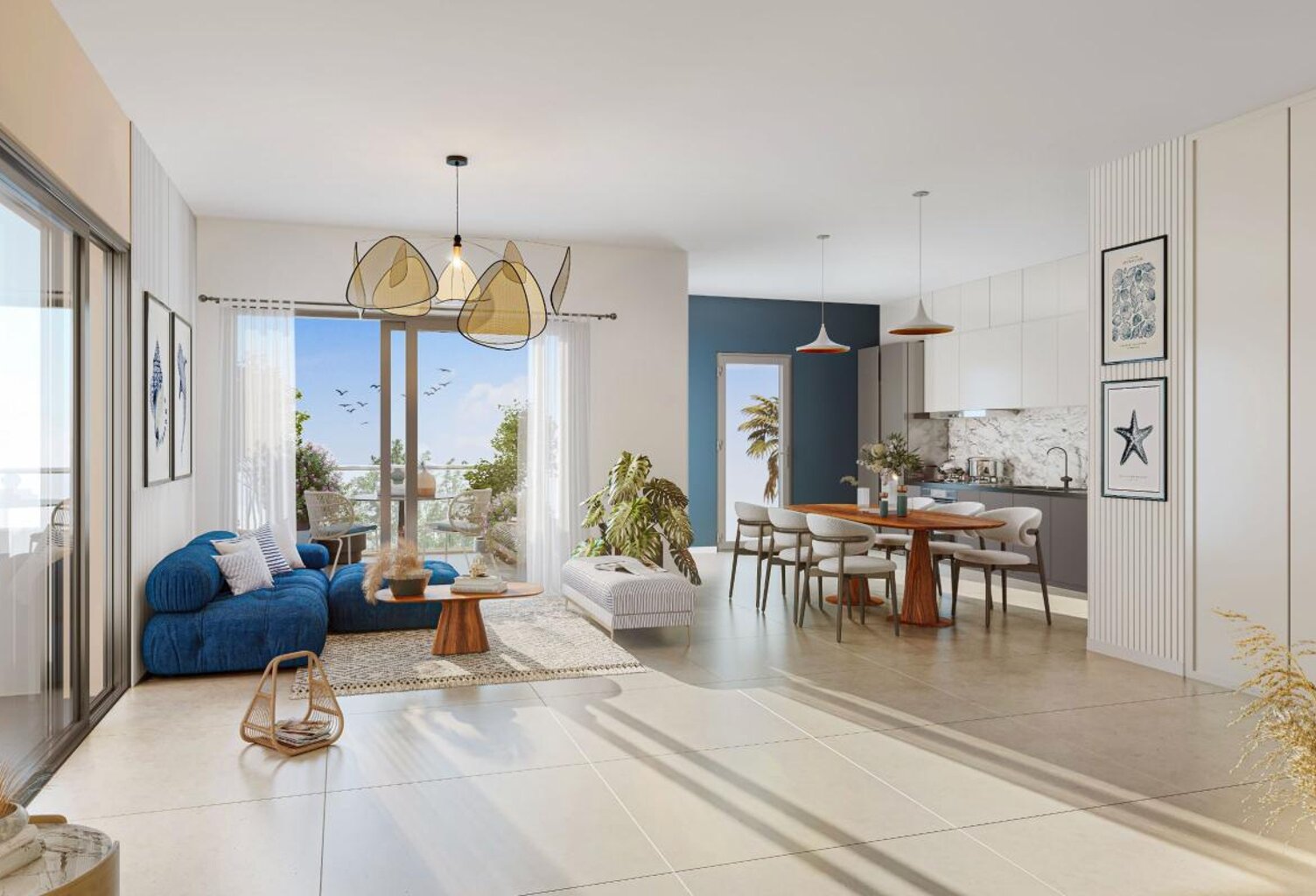 APPARTEMENT TYPE 2 40 M2 AVEC TERRASSE DE 10 M2 EXPOSÉE OUEST À VENDRE DANS RÉSIDENCE NEUVE À FRÉJUS PLAGE — photo 1