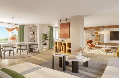 APPARTEMENT TRAVERSANT TYPE 4 104 M2 AVEC DEUX TERRASSES ET PARKINGS EN SOUS-SOL DANS RÉSIDENCE STANDING NEUVE — photo du bien