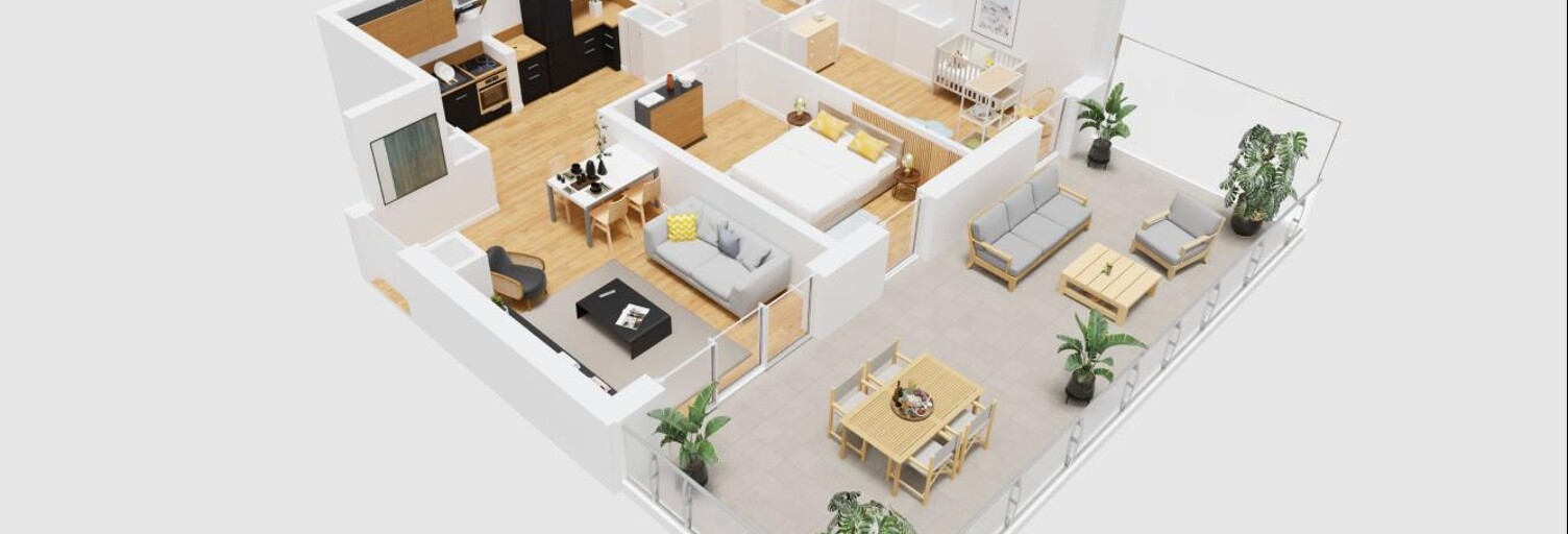 Appartement 3 Pièces 66 m² à vendre à Aix-en-Provence (13100)