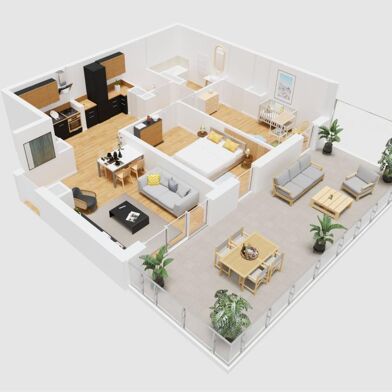 Appartement 3 pièces 626500 €