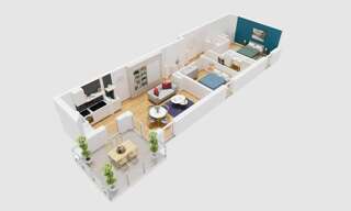 Appartement 3 Pièces 66 m² à vendre à Aix-en-Provence (13100)