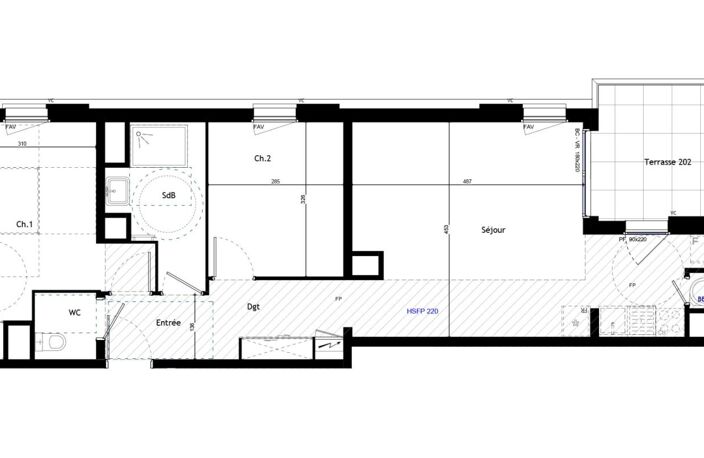APPARTEMENT TYPE 3 AVEC TERRASSE ET PARKING SOUTERRAIN À VENDRE DANS RÉSIDENCE NEUVE — photo 3