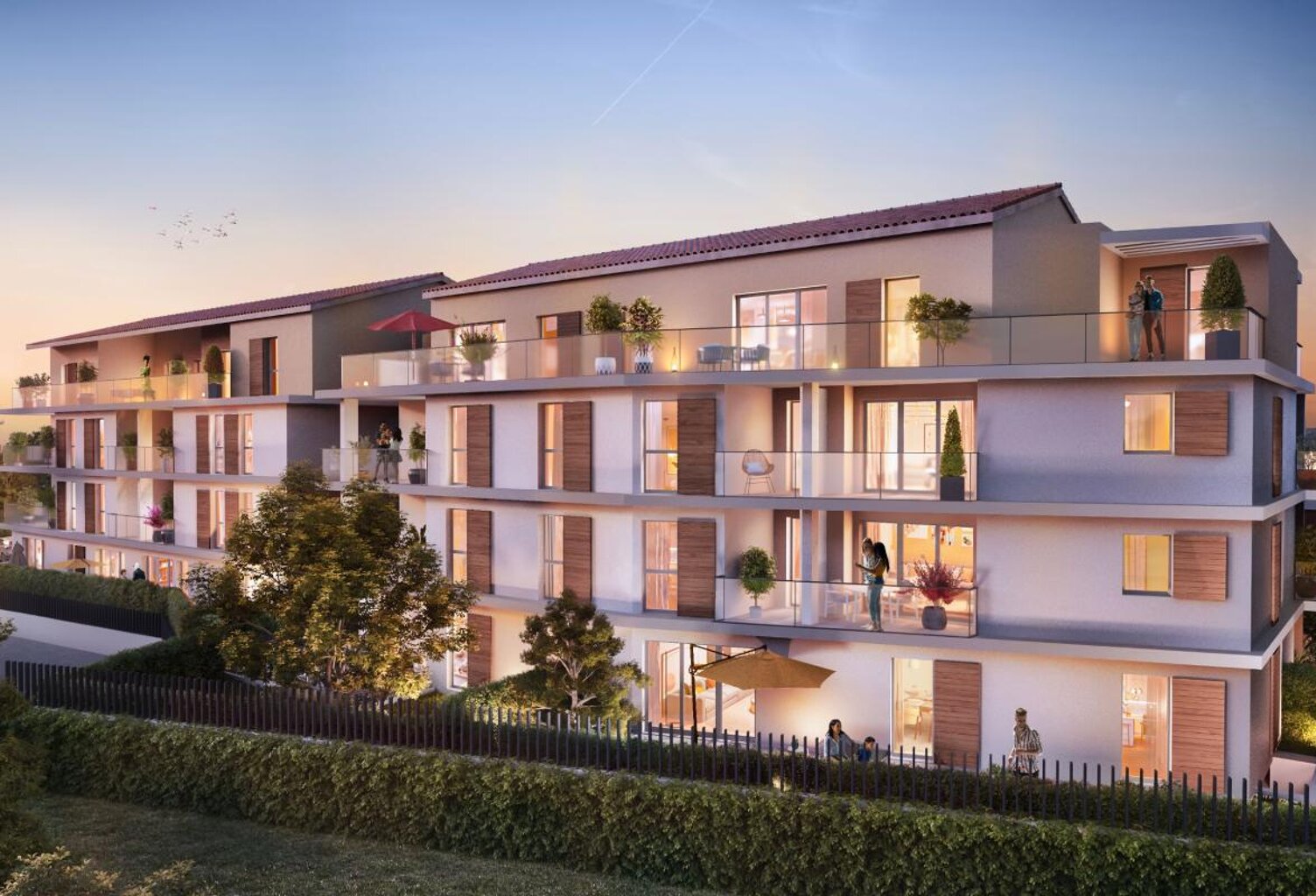APPARTEMENT TYPE 2 46 M2 EN REZ-DE-JARDIN A VENDRE DANS RÉSIDENCE NEUVE — photo 1