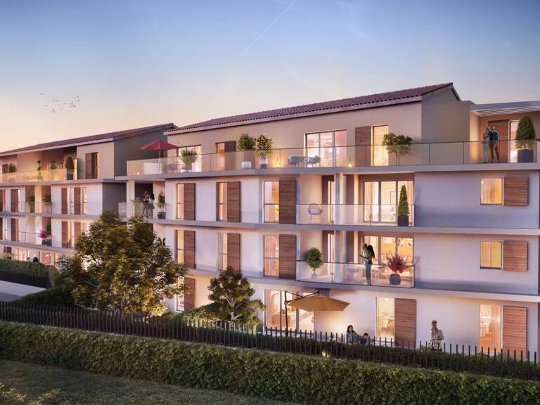 APPARTEMENT TYPE 2 46 M2 EN REZ-DE-JARDIN A VENDRE DANS RÉSIDENCE NEUVE — photo 1