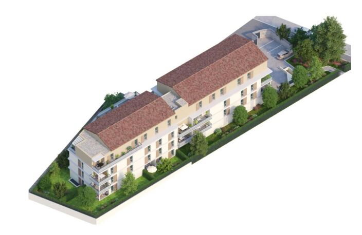 APPARTEMENT TYPE 2 46 M2 EN REZ-DE-JARDIN A VENDRE DANS RÉSIDENCE NEUVE — photo 5