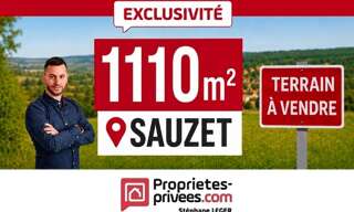 Terrain  1110 m² à vendre à Sauzet (26740)