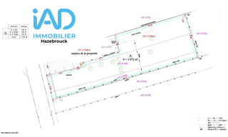 Terrain  1072 m² à vendre à Hazebrouck (59190)