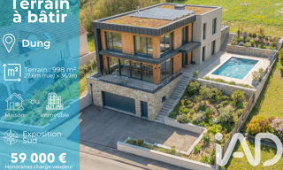 Terrain  998 m² à vendre à Dung (25550)