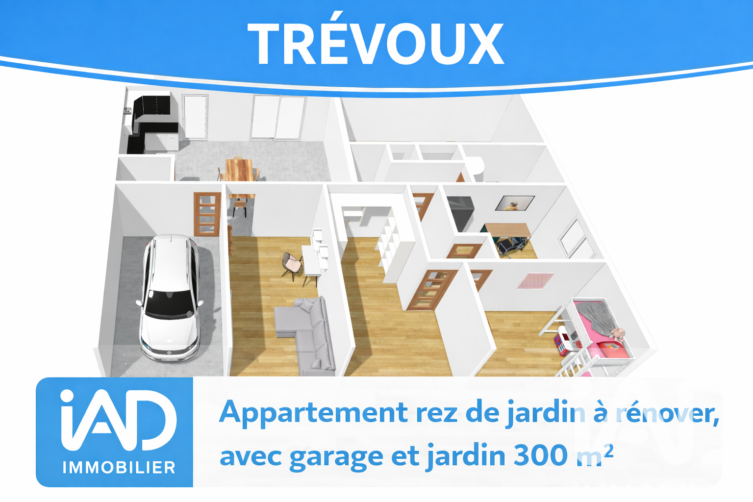 Trevoux - 131m² - 4p. - 3ch.