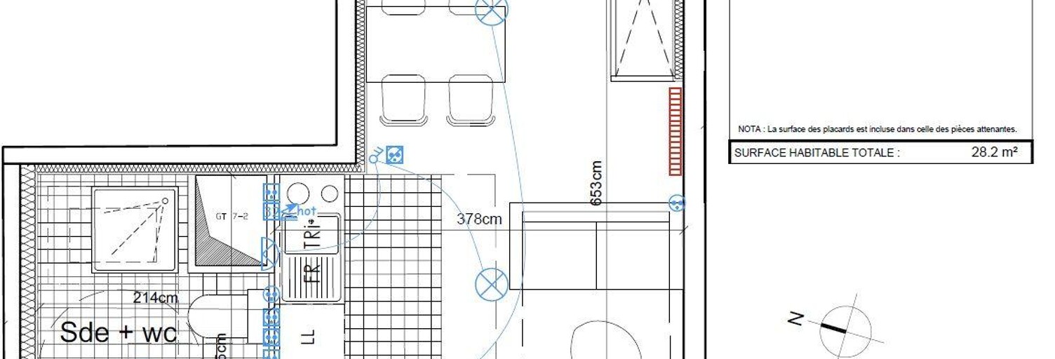 Appartement 1 Pièce 29 m² à louer à Colombes (92700)