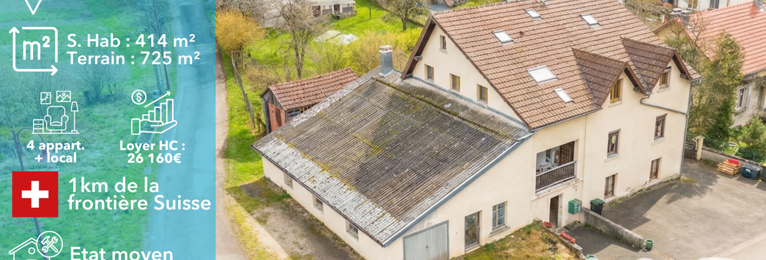 Immeuble  414 m² à vendre à Dannemarie (25310)