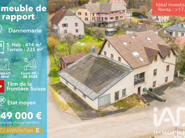 Vente Immeuble 414 m&sup2; — photo du bien