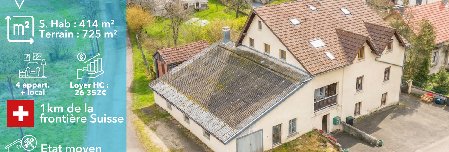 Immeuble  414 m² à vendre à Dannemarie (25310)