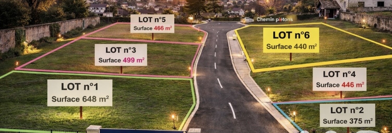 Terrain  440 m² à vendre à Val-de-Virieu (38730)