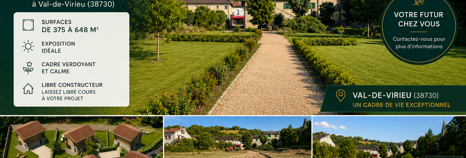 Terrain  375 m² à vendre à Val-de-Virieu (38730)