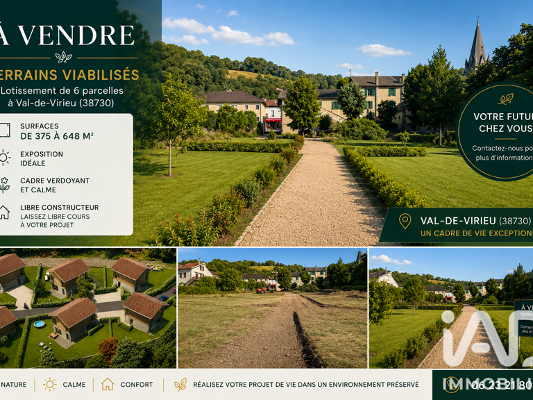 Vente Terrain à bâtir 375 m&sup2; — photo 1