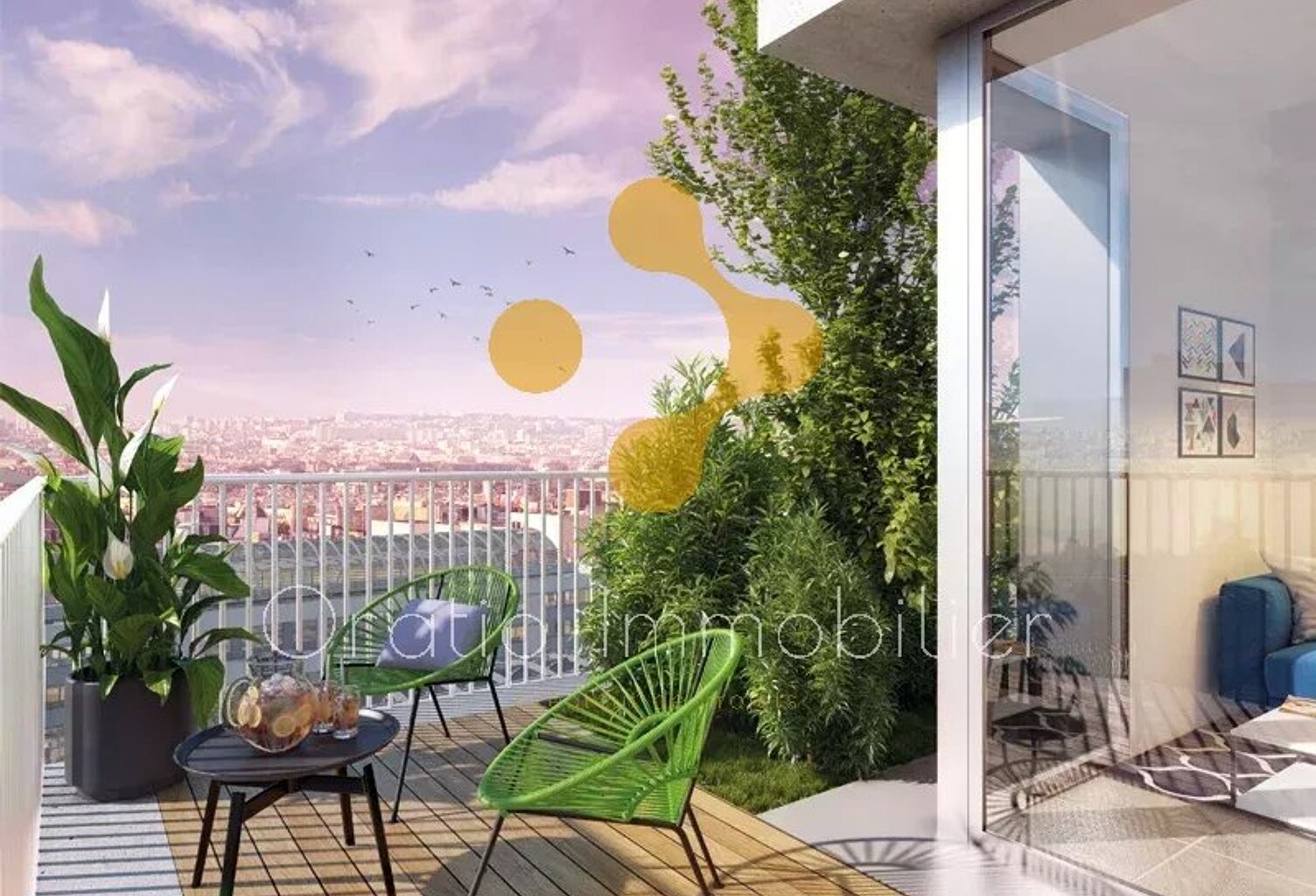 T4 Dernier étage avec terrasse de 75m2 — photo 1