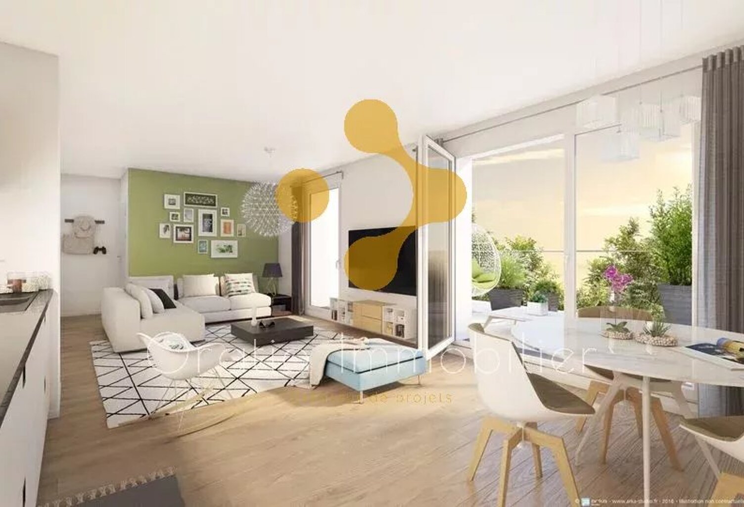 Superbe T3 en rez de jardin avec terrasse — photo 1
