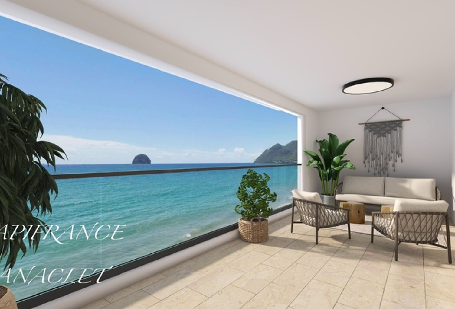 🌊 À VENDRE – APPARTEMENT T3 DE STANDING NEUF – VUE ROCHER DU DIAMANT – LE DIAMANT — photo 1