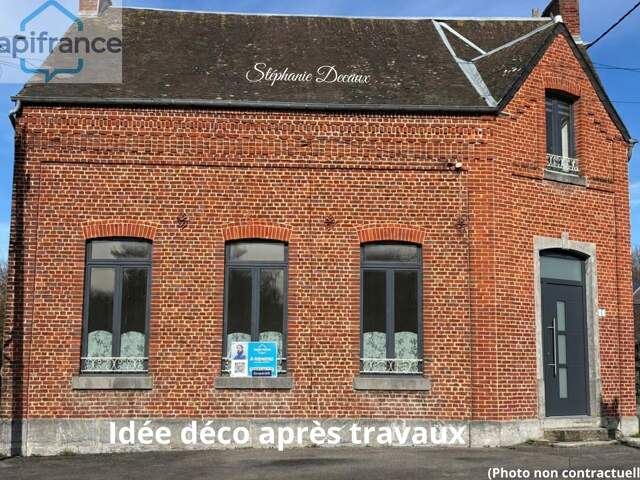  A VENDRE : Charmante maison thierachienne aux supers volumes ! 4 chambres - 8 pièces - 175 m²-TRELON (59) — photo du bien