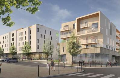Dpt Rhône (69), à louer SATHONAY CAMP Locaux/bureaux avec vitrines sur rue,  135m2 en centre ville, brut de béton — photo du bien