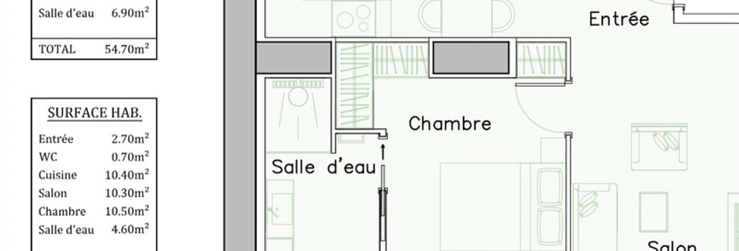 Appartement 2 Pièces 39 m² à vendre à Épinal (88000)