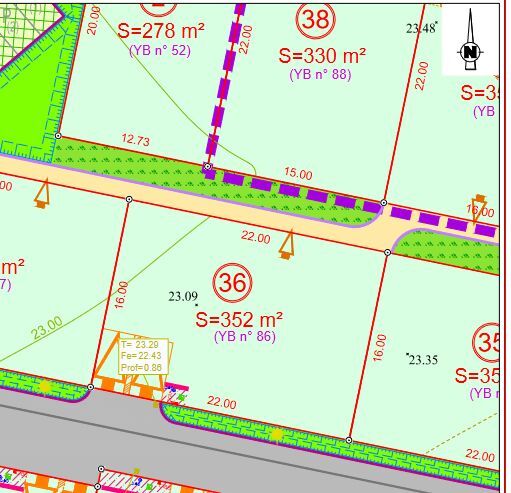 Terrain  à vendre Surgères 17700