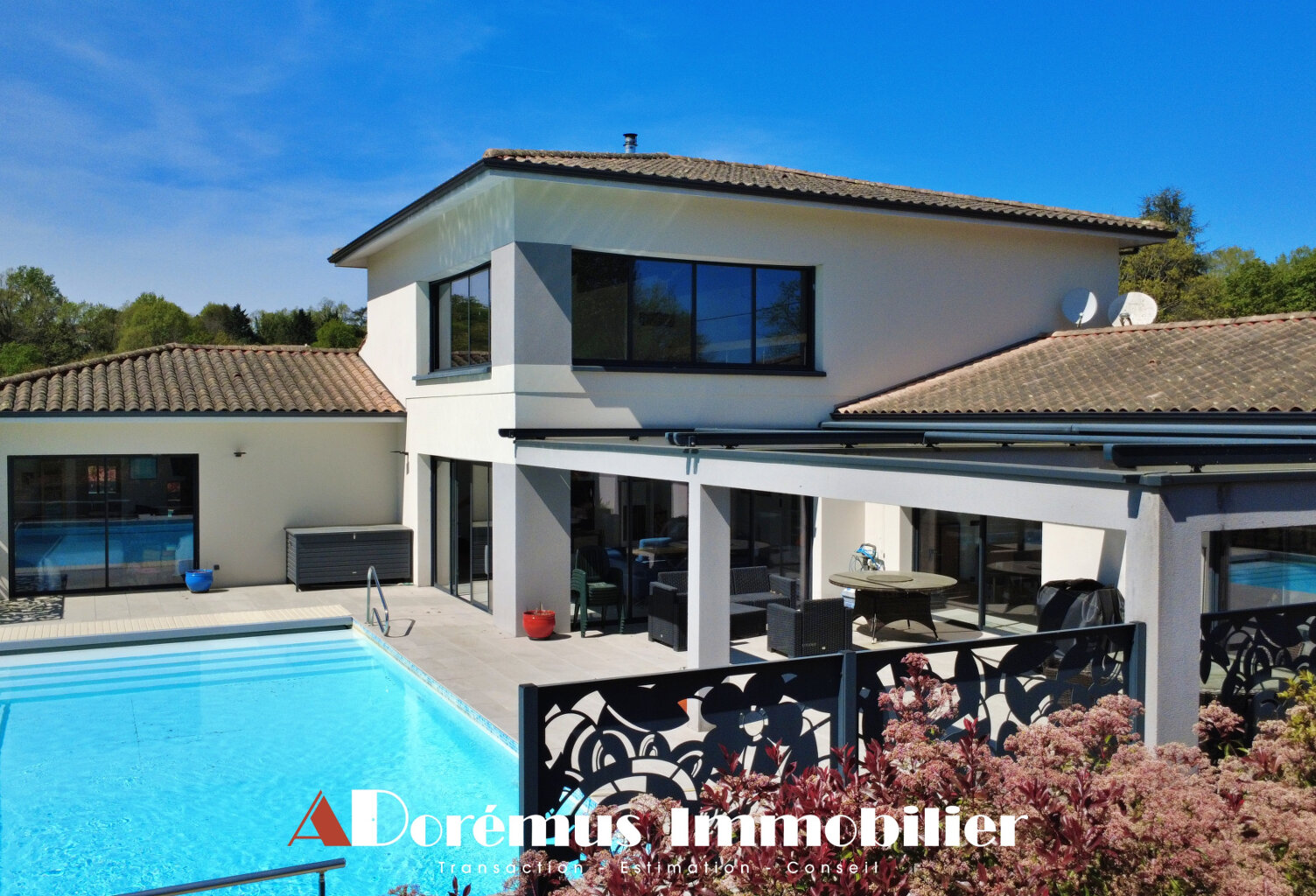 Villa contemporaine de prestige avec piscine chauffée et par — photo 1