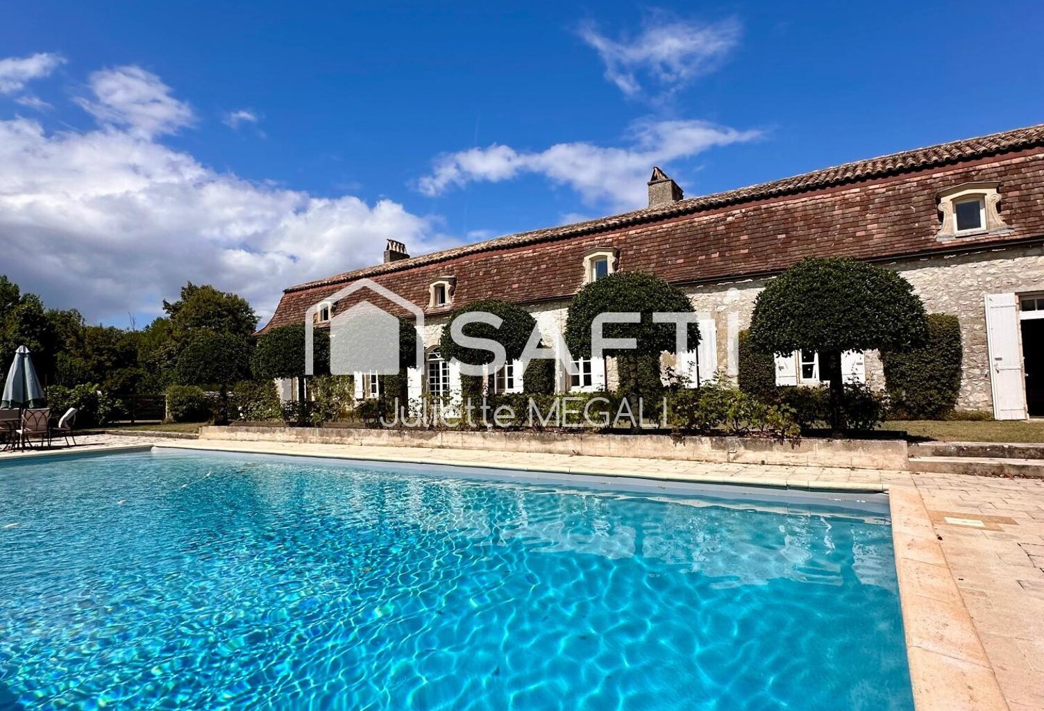 Superbe manoir, maison d'amis et dépendances sur plus de 11 hectares, entre Bergerac et Bordeaux — photo 1