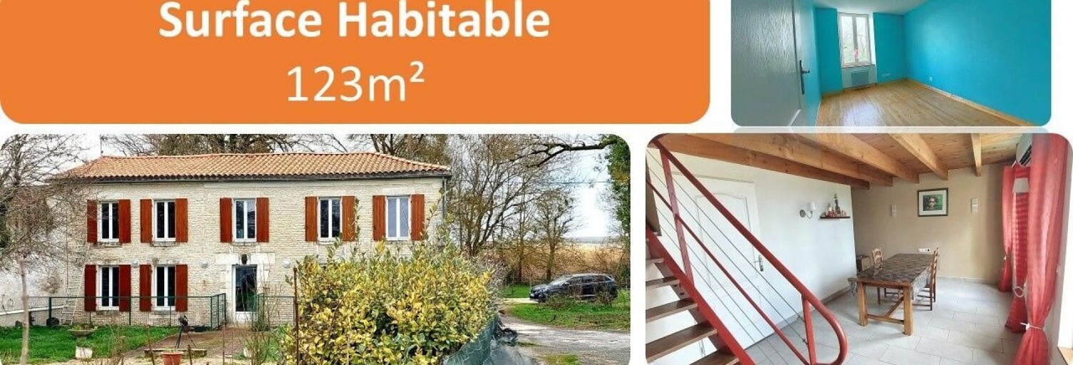 Maison 7 Pièces 123 m² à vendre à La Brousse (17160)