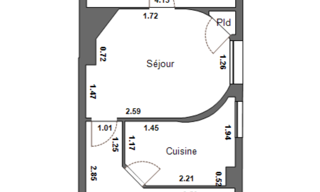 Appartement 2 Pièces 38 m² à vendre à Paris 18 (75018)