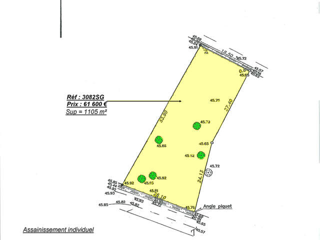 TEUILLAC TERRAIN A BATIR 1100 M2 — photo du bien