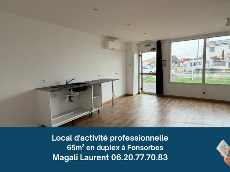 Local 65m2 en duplex - 2 pièces - Fonsorbes — photo 1
