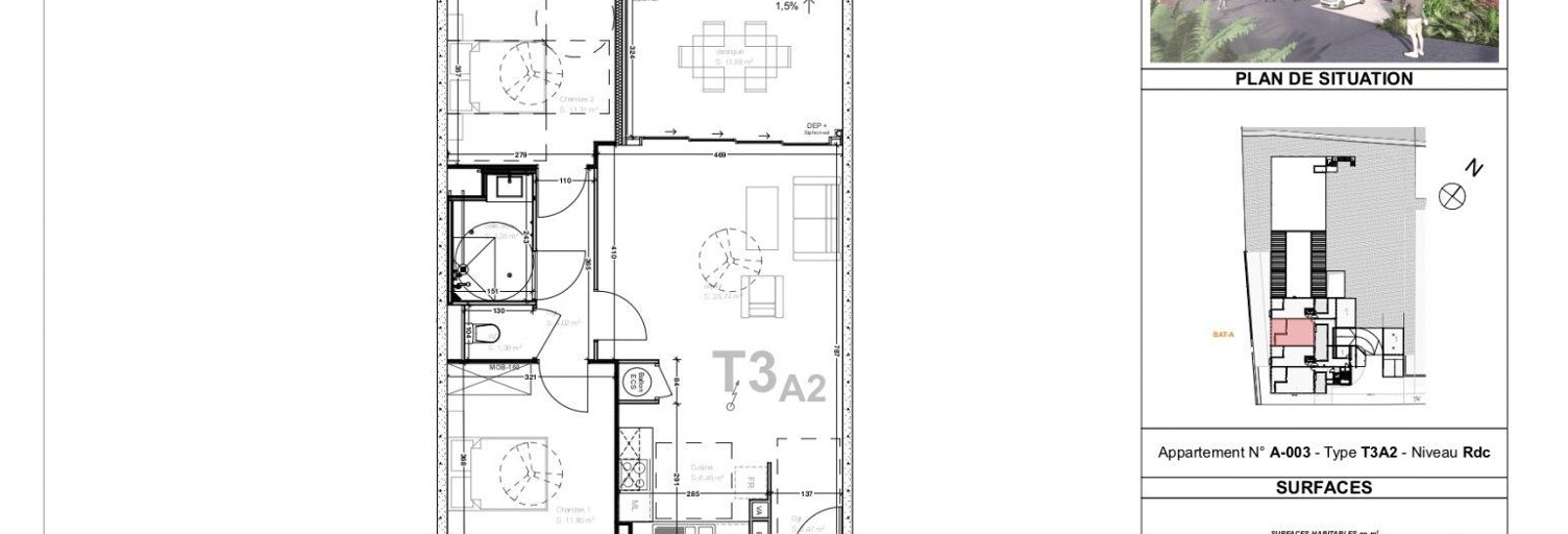 Appartement 3 Pièces 87 m² à vendre à Saint-Leu (97424)