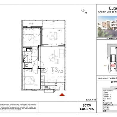 Appartement 3 pièces 320000 €