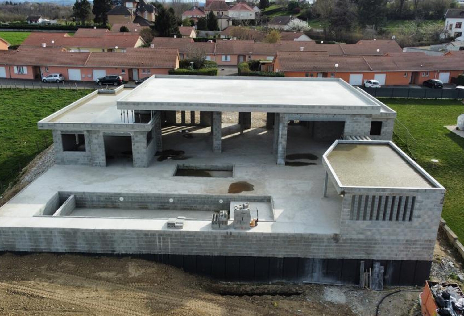 Villa contemporaine en cours de construction   312 m2   Vue panoramique exceptionnelle — photo 1