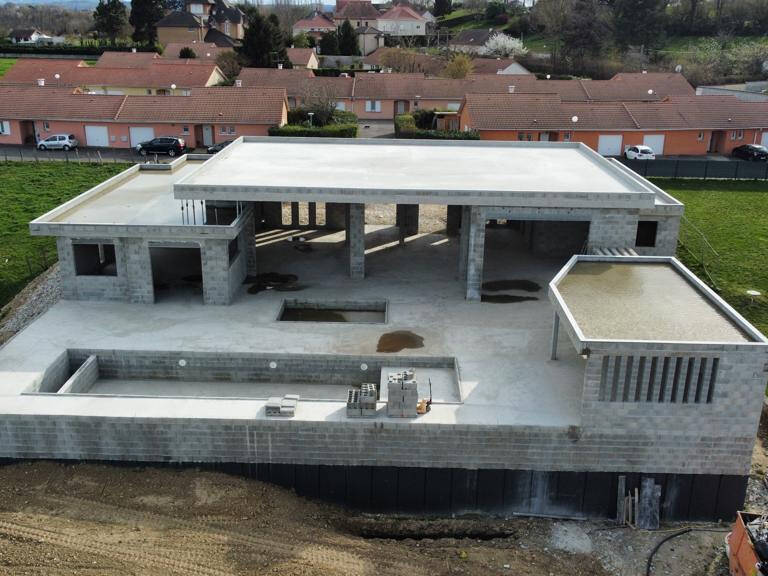 Villa contemporaine en cours de construction   312 m2   Vue panoramique exceptionnelle — photo 1