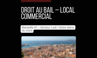 Commerce  46 m² à vendre à Marseille 6 (13006)