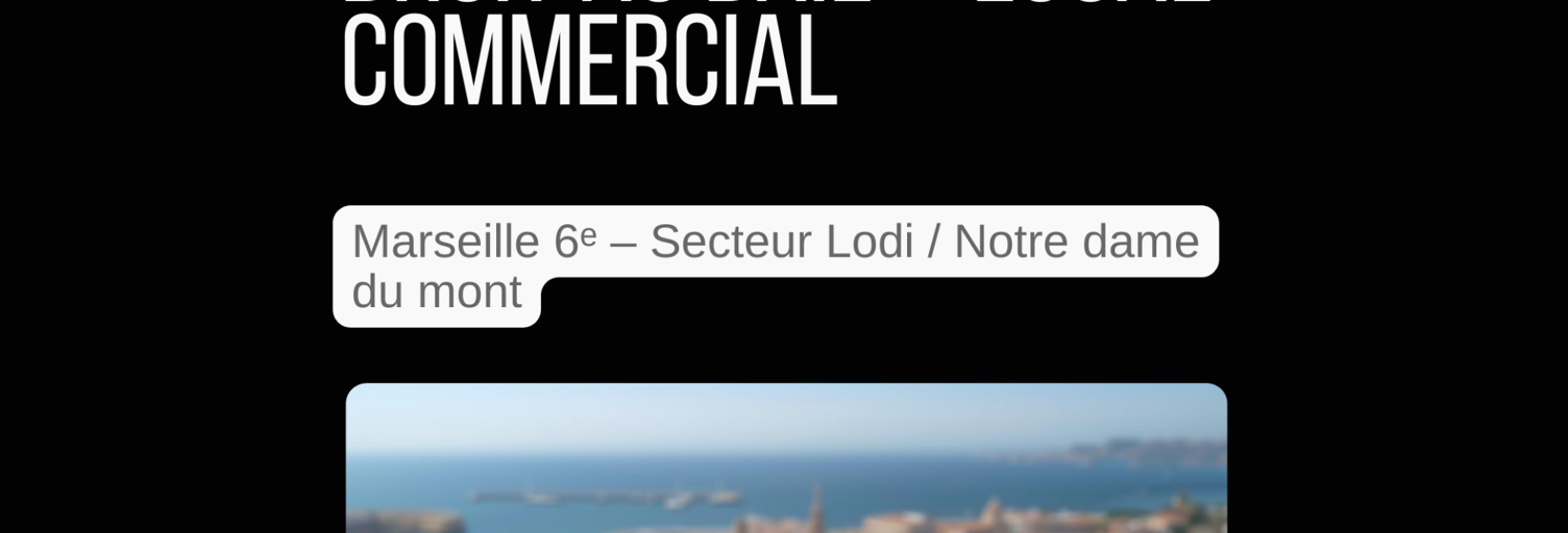 Commerce  46 m² à vendre à Marseille 6 (13006)