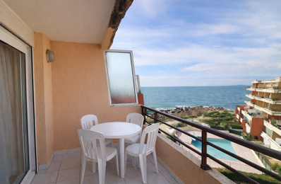 VEND DEUX PIECES VUE MER A LA CORNICHE EN BORD DE PLAGE — photo du bien